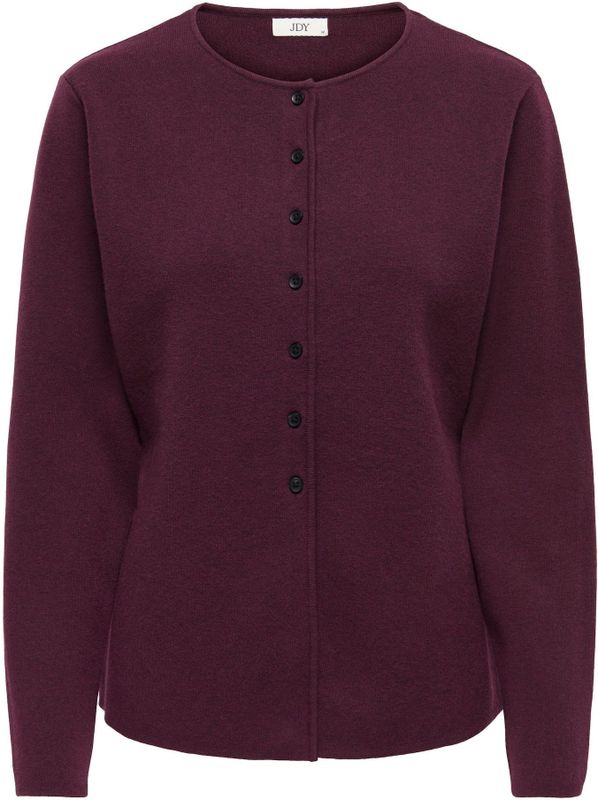 JDY - Vest - Gebreid - O-hals - Lange Mouwen - Knoopsluiting - Knit Fit