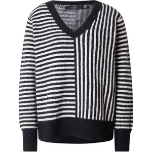 VERO MODA Trui 'VMURANUS'  zwart / wit