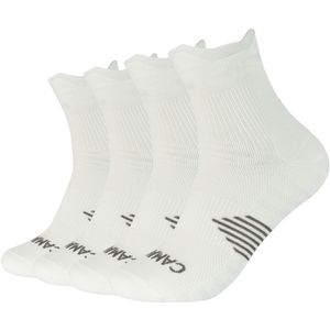 Pantykousjes - White - 4 Paar - Ribband