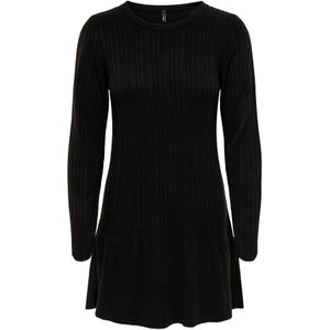 Onltessie - Korte Jurk - Gebreide Jurk - Lange Mouwen - Mock Neck