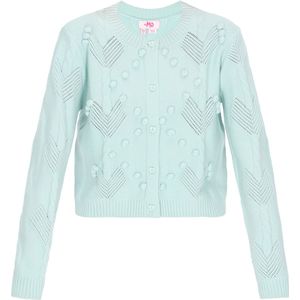MYMO Gebreid vest  mintgroen