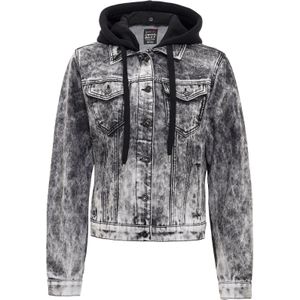 CIPO & BAXX Tussenjas  zwart gemêleerd