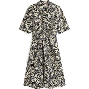 TOMMY HILFIGER Blousejurk  beige / zwart