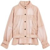 Spijkerjack - Denim - Met Coltrui - Lange Mouw - Regular Pasvorm