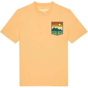 Watapparel Shirt ' Good Vibe '  lichtgeel / gemengde kleuren