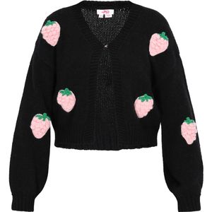 MYMO Oversized vest  jade groen / rosa / zwart