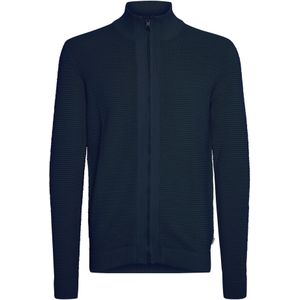 !Solid Gebreid vest 'Nicklas'  donkerblauw