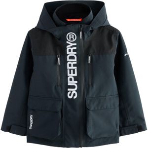 Superdry Mantel  navy / wit