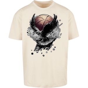 F4NT4STIC Shirt 'Basketball Adler'  sand / bruin / grijs / zwart