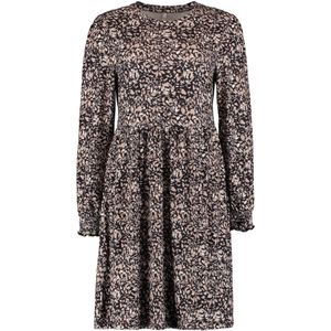 Hailys Jurk 'Jo44sie'  mauve / zwart / wit