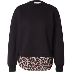 ABOUT YOU Sweatshirt 'Presley'  beige / bruin / zwart