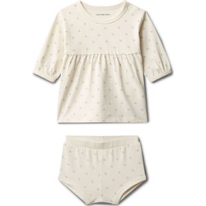 Calvin Klein Set - Jurk/Bloomers - Monoloog White - Calvin Klein - 74 - Jurk