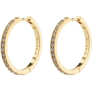 Pilgrim Oorbellen 'Ebna'  goud / transparant