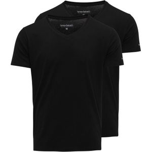 Bruno Banani Shirt 'Coleman'  zwart / wit