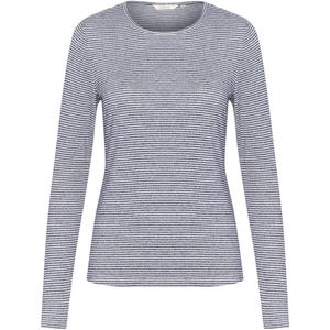 Cream Shirt 'CR Amma'  donkerblauw / wit