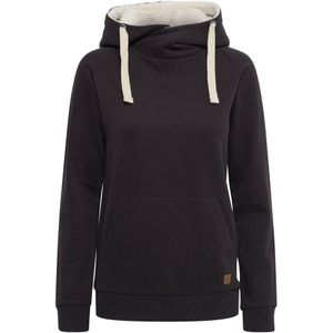 Oxmo Sweatshirt 'Julia Pile'  zwart / wit