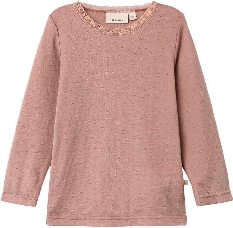 Merinowol - Top - Slim Fit - Lange Mouwen - O-hals