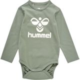 Hummel Romper L/æ - HmlFlips - Shadow - Hummel - 56 - Romper L/S