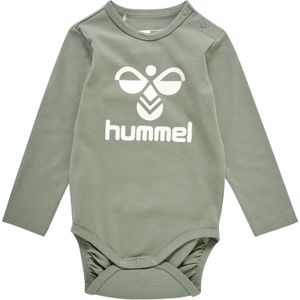 Hummel Romper L/æ - HmlFlips - Shadow - Hummel - 56 - Romper L/S