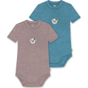 normani Rompertje/body 'Tihoi'  blauw / rosa / wit