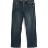 Straight fit jeans van katoenmix