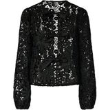 PIECES Blouse 'PCNova'  zwart