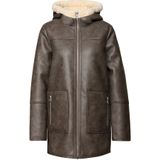 Street One - Lederlook Jasje - Bruin - Dames