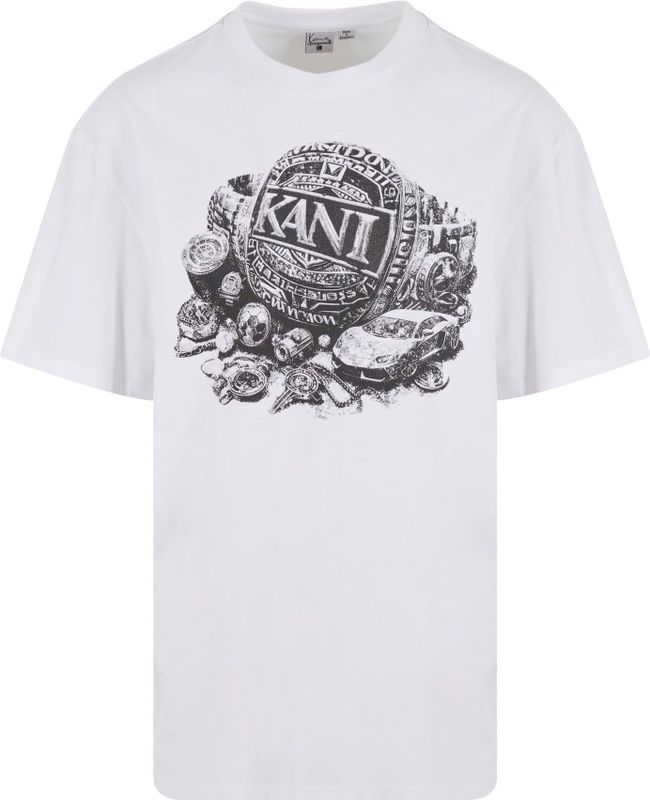 Karl Kani - T-shirt - Puur Katoen - Regular Fit - Labelprint
