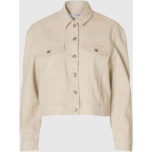 SELECTED Tussenjas  crème