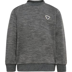 Hummel - Sweatshirt - Grijs Gemêleerd - Losse Pasvorm - Lange Mouw