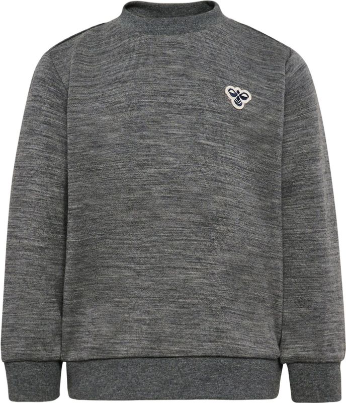 Hummel - Sweatshirt - Grijs Gemêleerd - Losse Pasvorm - Lange Mouw