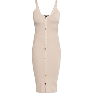 NAEMI Gebreide jurk  crème