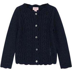 NOA NOA miniature Gebreid vest 'Baby CristelNNM'  navy
