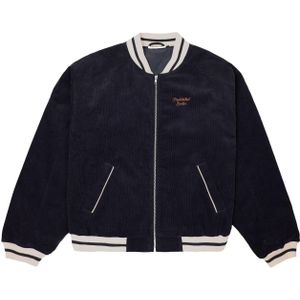 Prohibited Tussenjas 'Bloom'  navy / oranje / wit