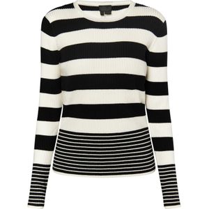 DreiMaster Klassik Trui  zwart / wolwit