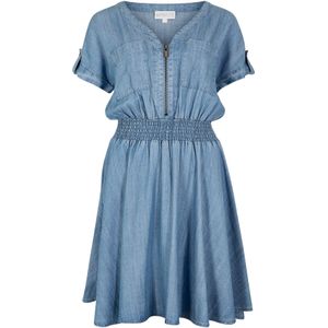 Apricot Jurk  blauw denim