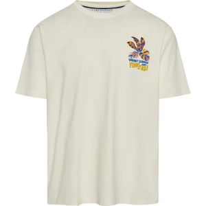 Funky Buddha Shirt  ecru / gemengde kleuren