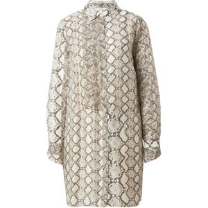 OBJECT Blousejurk 'SIMONE'  taupe / antraciet / greige
