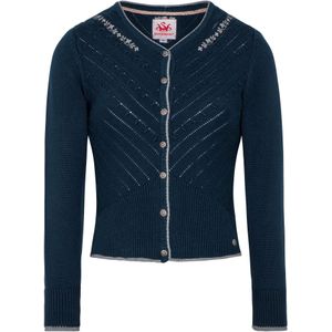 SPIETH & WENSKY Gebreid vest 'Abby'  donkerblauw