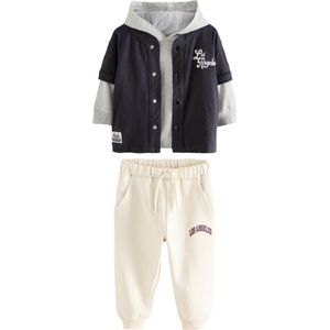 Next Set  blauw / lichtgrijs / wolwit