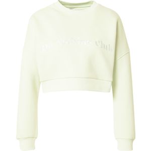 On Vacation Sweatshirt  lichtgroen / zilver