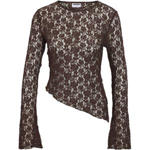 Noisy may Shirt 'NMMIRIAM'  chocoladebruin