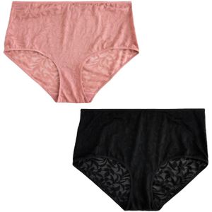 Next Slip  oudroze / zwart