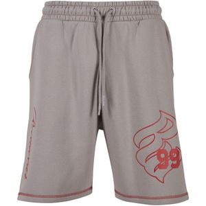 ROCAWEAR Broek  grijs / rood