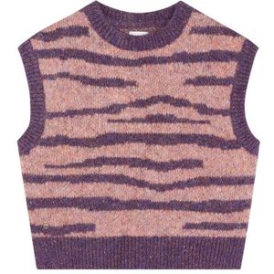 Scalpers Trui  donkerlila / rosa