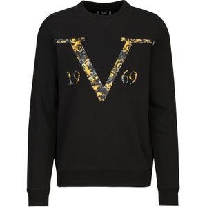 19V69 ITALIA Sweatshirt 'Nico Carrier 2'  mosterd / goudgeel / grijs / zwart