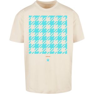 F4NT4STIC Shirt  lichtbeige / cyaan blauw / rood