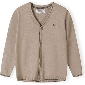 MINOTI Gebreid vest  donkerbeige