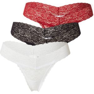 GUESS String  rood / zwart / wit