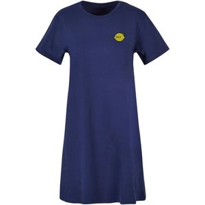 F4NT4STIC Jurk 'Lemon Cute Face'  donkerblauw / geel / groen